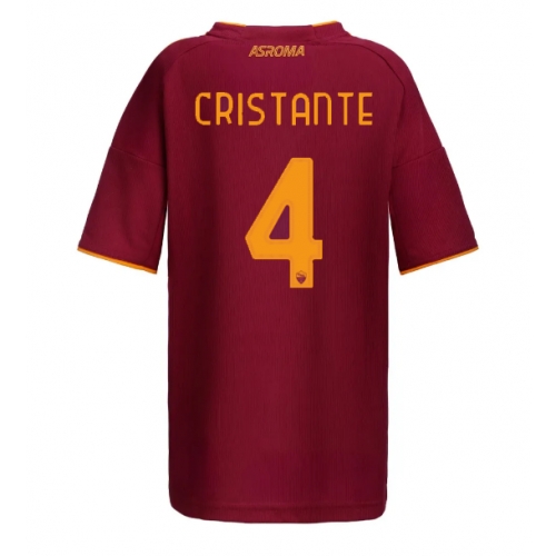Billige Fotballdrakt AS Roma Bryan Cristante #4 Replika Hjemmedrakt Dame 2025-26 Kortermet Billige Fotballdrakt AS Roma Bryan Cristante #4 Replika Hjemmedrakt Dame 2025-26 Kortermet